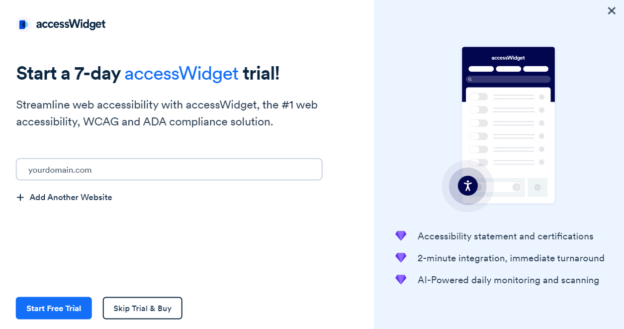 scopri accesswidget, la soluzione innovativa per potenziare l'accessibilità dei tuoi contenuti digitali. semplifica l'interazione degli utenti con il tuo sito web e migliora l'esperienza utente per tutti. esplora come accesswidget può trasformare il tuo spazio online.